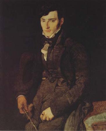 Jean Auguste Dominique Ingres Portrait of Jean-Franqcois Gilibert (mk04)